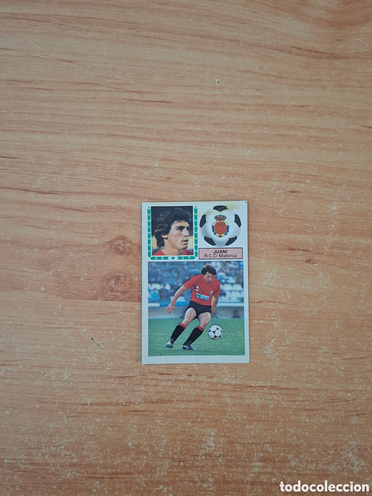 Cartes &agrave; collectionner de Football: Este 83 84 juani Mallorca pintado 25 fichaje despegado ver fotos