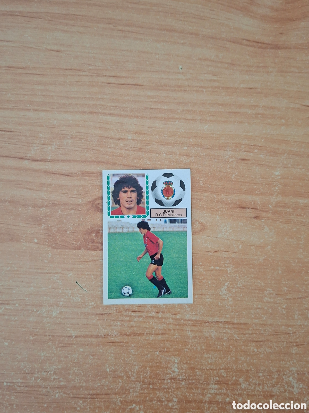 Cromos de f&uacute;tbol: Este 83 84 juani Mallorca doble 25 fichaje despegado ver fotos