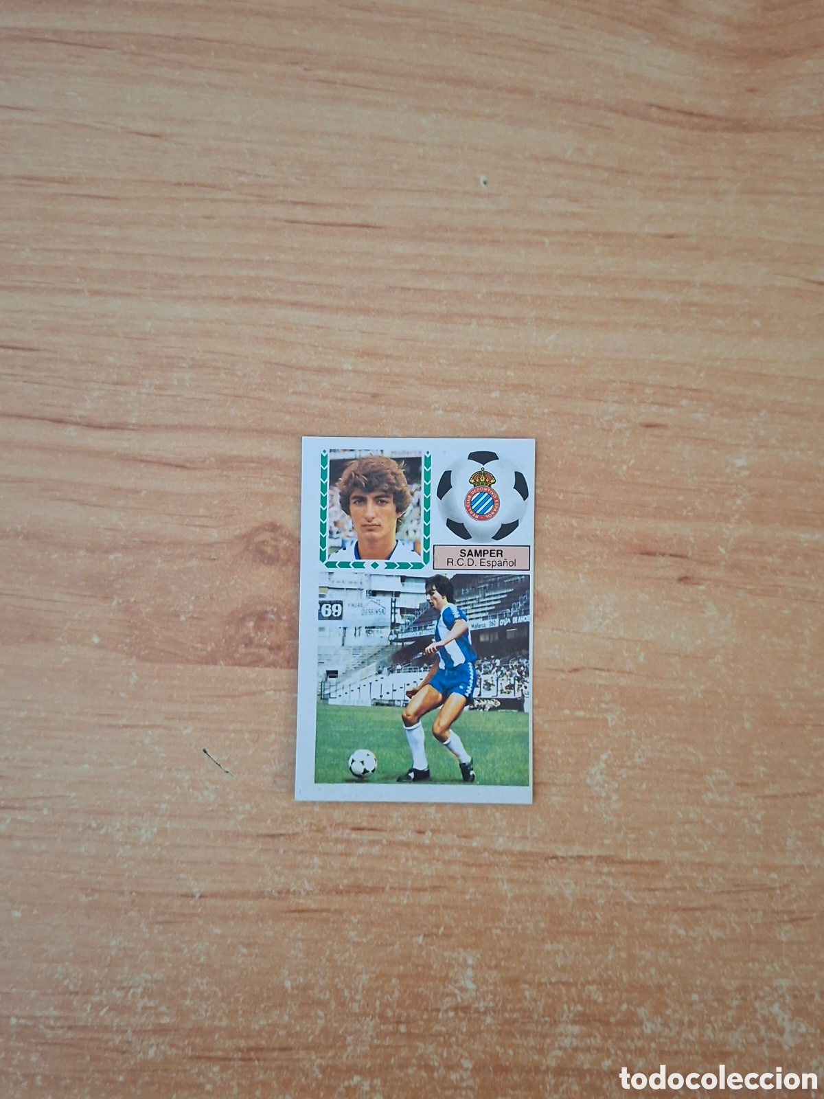Cromos de f&uacute;tbol: Este 83 84 samper espa&ntilde;ol 26 bis fichaje despegado ver fotos