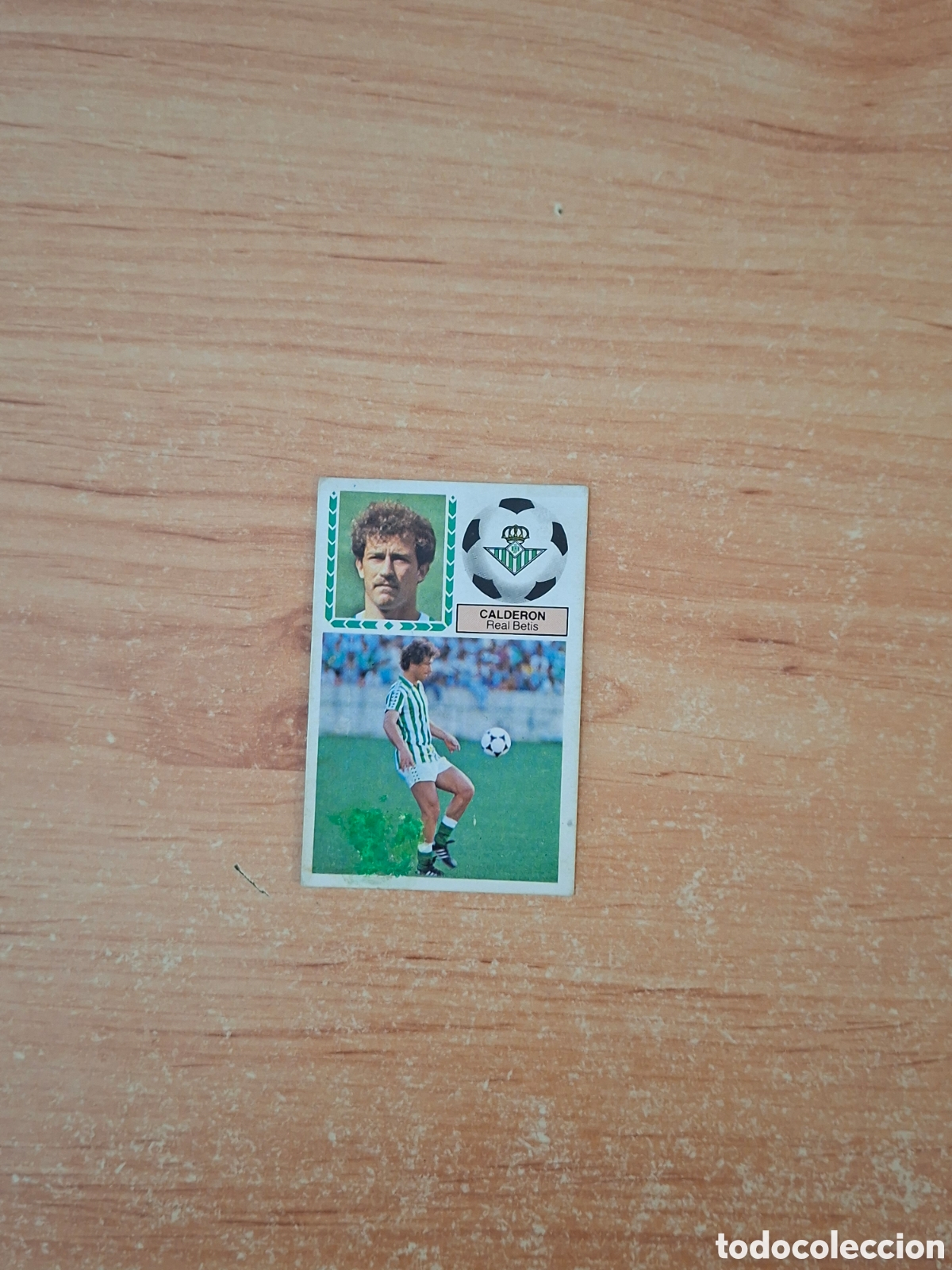 Fu&szlig;ball-Sticker: Este 83 84 Calder&oacute;n betis 28 triple fichaje despegado ver fotos