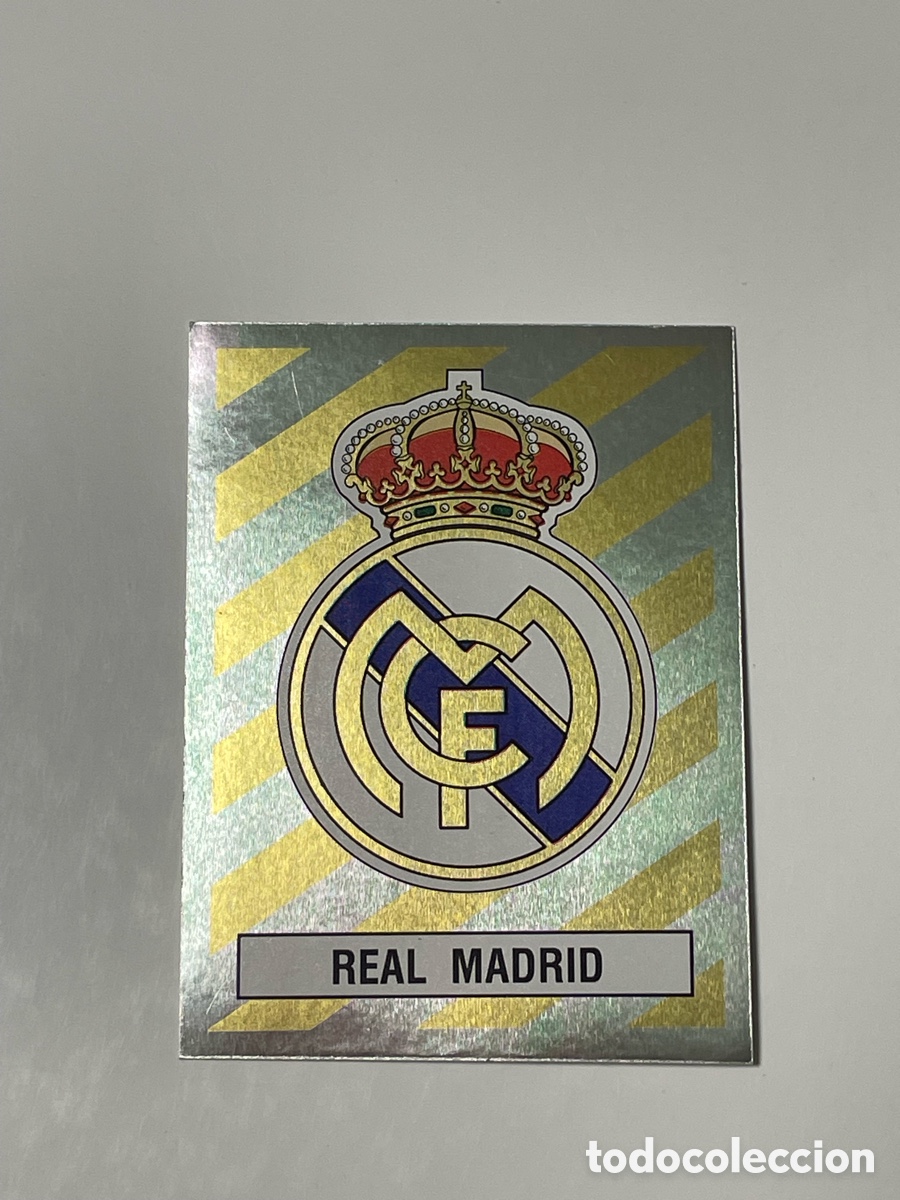 Cromos de f&uacute;tbol: Escudo Real Madrid Panini 87/88 #176