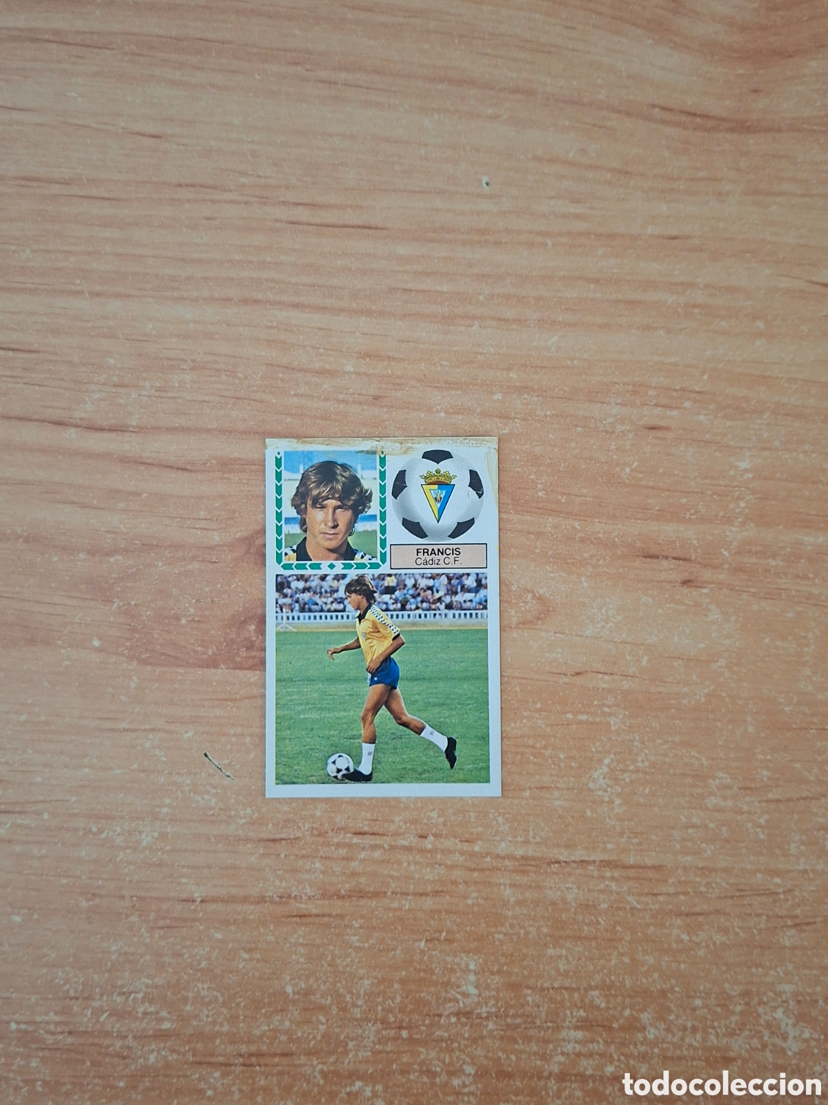 Cromos de f&uacute;tbol: Este 83 84 francis cadiz 29 fichaje despegado ver fotos