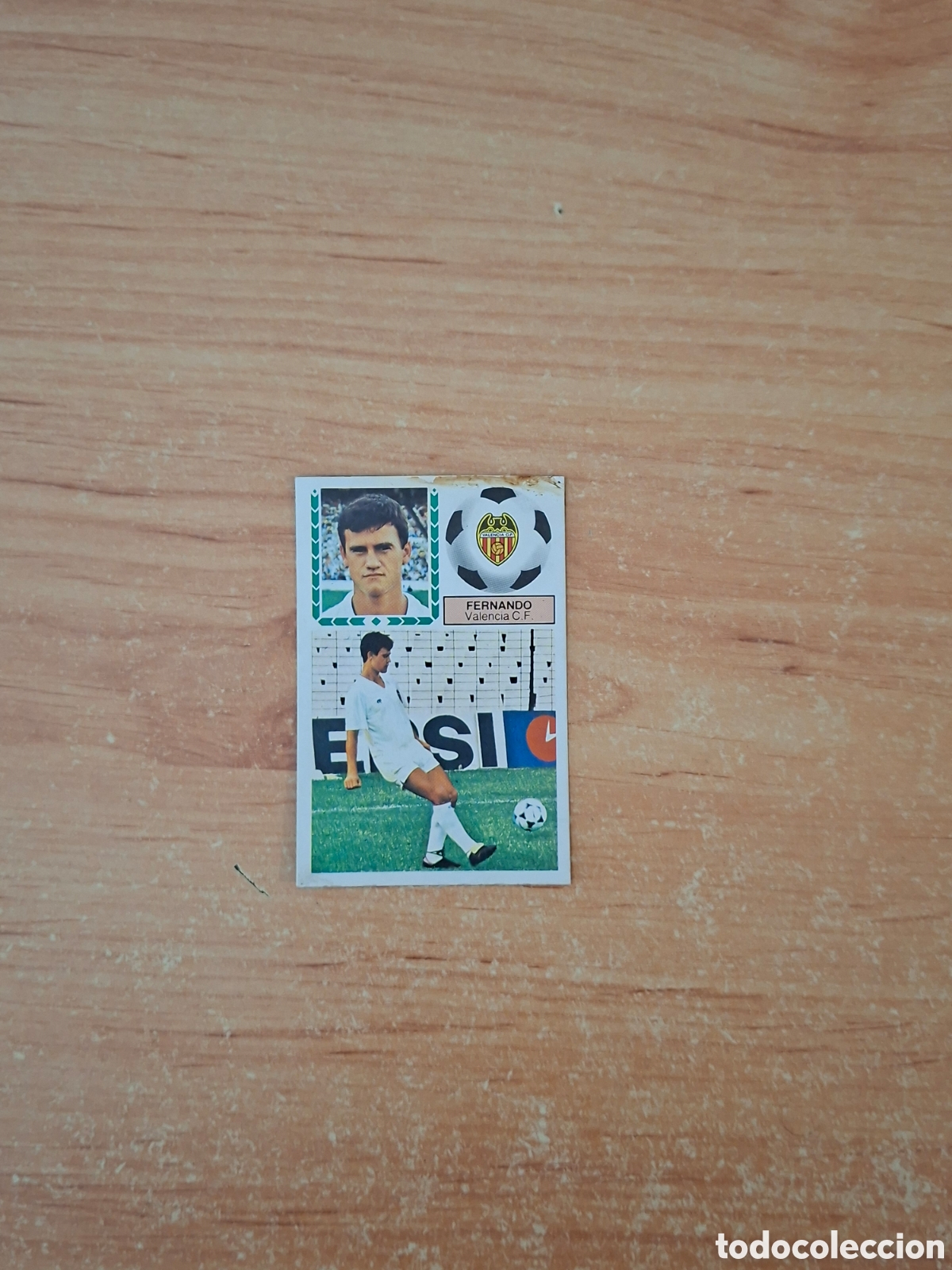 Cromos de f&uacute;tbol: Este 83 84 Fernando Valencia 36 bis fichaje despegado ver fotos