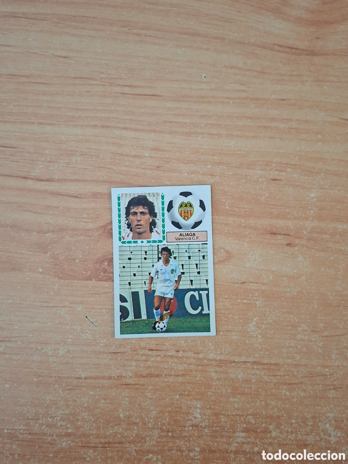 Cromos de f&uacute;tbol: Este 83 84 aliaga Valencia 39 fichaje despegado ver fotos