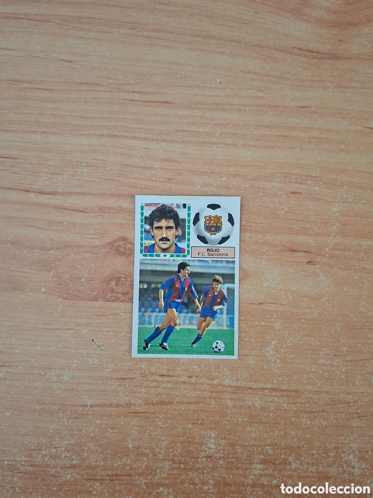 Cromos de f&uacute;tbol: Este 83 84 rojo Barcelona 40 bis fichaje despegado ver fotos
