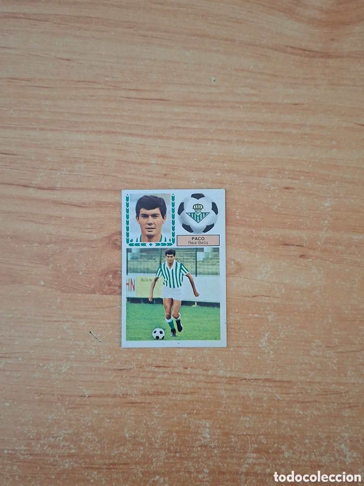Cromos de f&uacute;tbol: Este 83 84 poco betis 41 fichaje despegado ver fotos