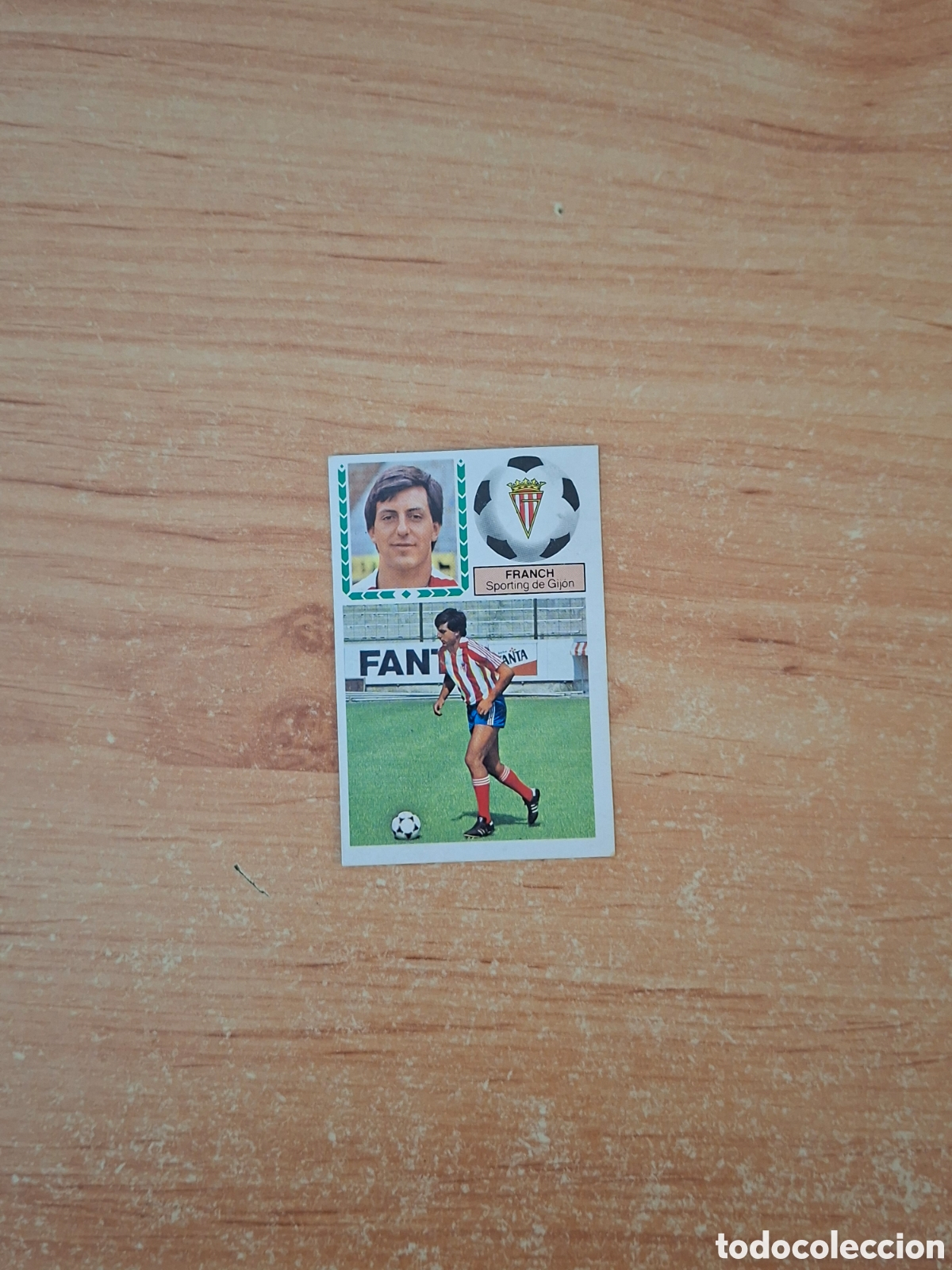 Cromos de f&uacute;tbol: Este 83 84 franch gijon 42 bis fichaje despegado ver fotos