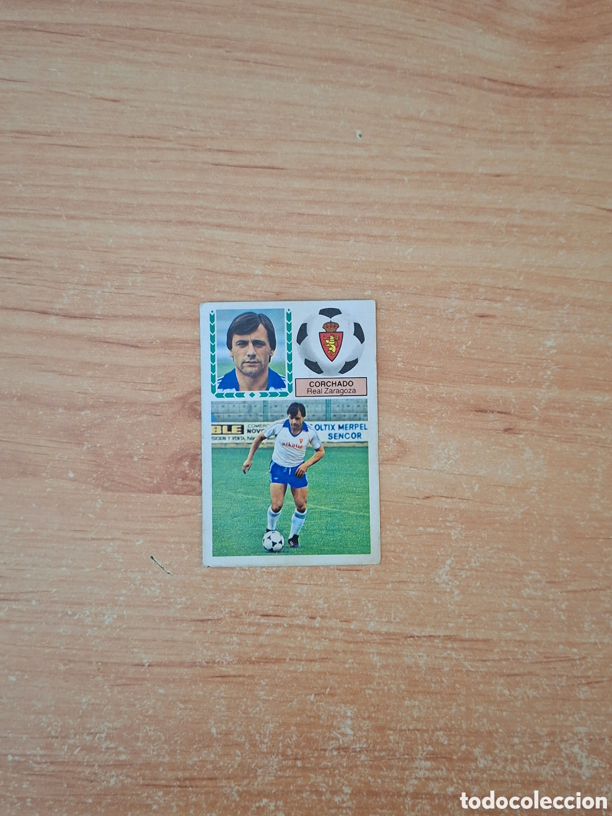 Cromos de f&uacute;tbol: Este 83 84 corchado Zaragoza 42 bis fichaje despegado ver fotos