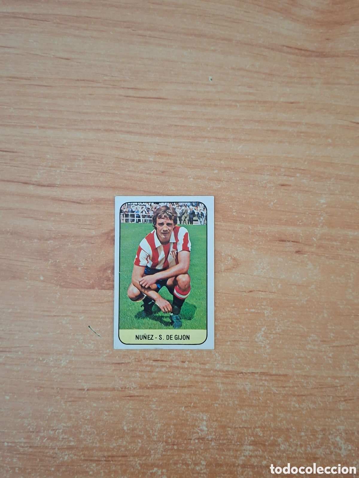 Cromos de f&uacute;tbol: Este 78 79 nu&ntilde;ez gijon baja despegado ver fotos