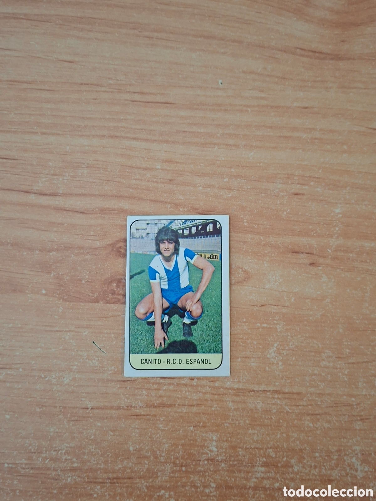 Cromos de f&uacute;tbol: Este 78 79 canito espa&ntilde;ol baja despegado ver fotos