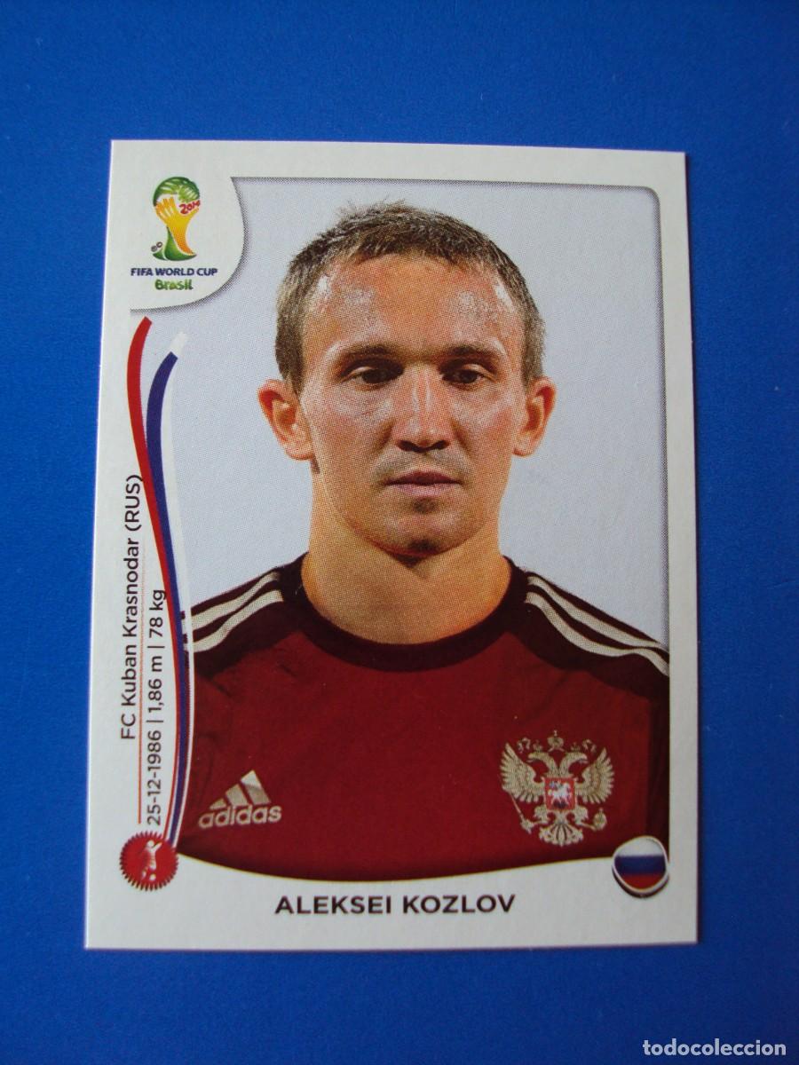 Cromos de f&uacute;tbol: 610 ALEKSEI KOZLOV RUSIA MUNDIAL FUTBOL BRASIL 2014 FIFA WORLD CUP PANINI CROMO NUEVO