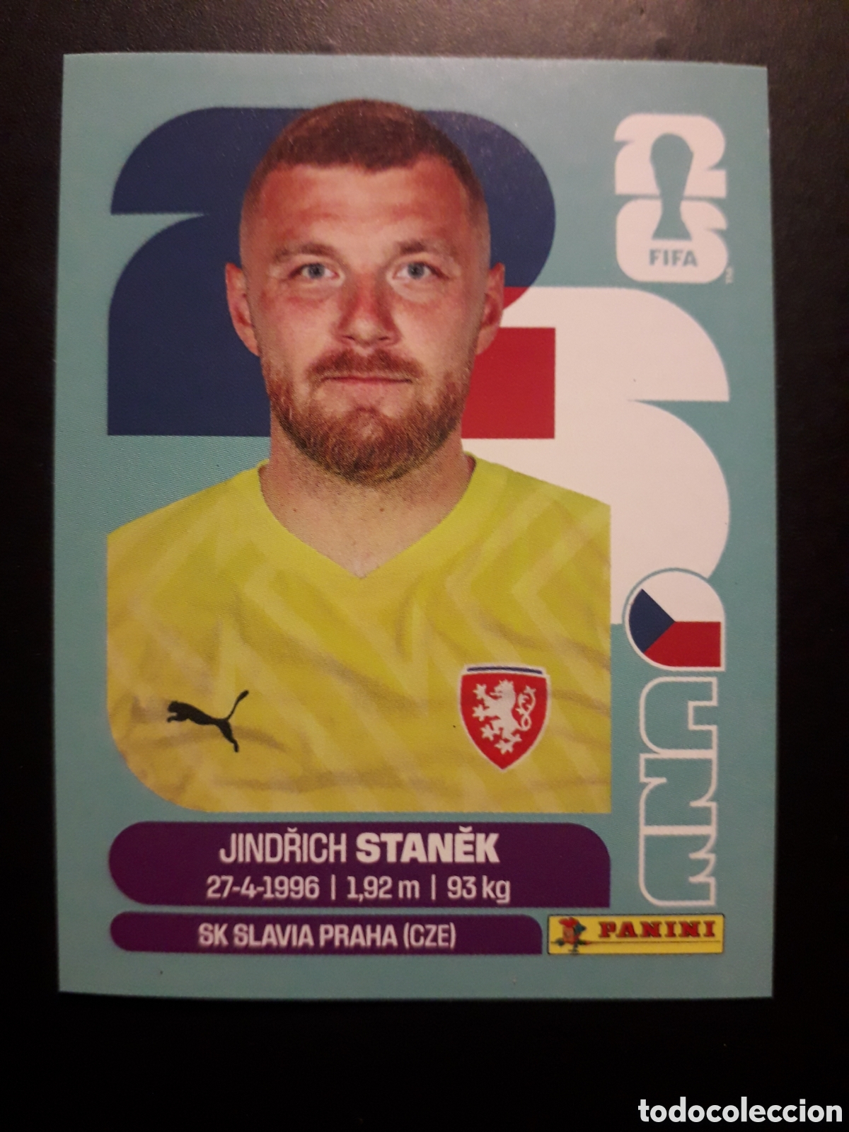 Cromos de f&uacute;tbol: STANĚK REP CHECA/CHEQUIA CZE 3 MUNDIAL F&Uacute;TBOL 2026 FIFA WORLD CUP PANINI SIN PEGAR PEDIDO M&Iacute;NIMO 3&euro;.