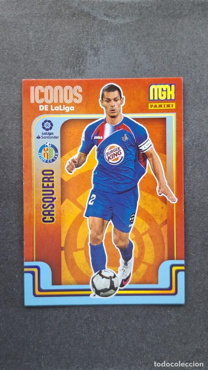 Cromos de f&uacute;tbol: L1 CASQUERO GETAFE C. F. ICONOS DE LA LIGA 412 PANINI MEGACRACKS 2021 2022 21 22