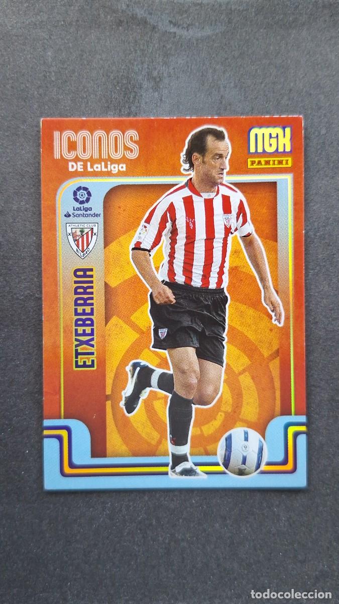 Cromos de f&uacute;tbol: L1 ETXEBERRIA ATHLETIC CLUB DE BILBAO ICONOS DE LA LIGA 415 PANINI MEGACRACKS 2021 2022 21 22