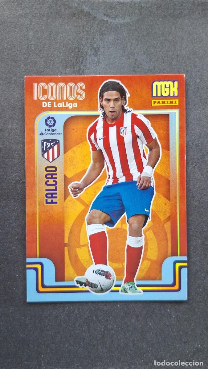 Cromos de f&uacute;tbol: L1 FALCAO ATLETICO DE MADRID ICONOS DE LA LIGA 416 PANINI MEGACRACKS 2021 2022 21 22