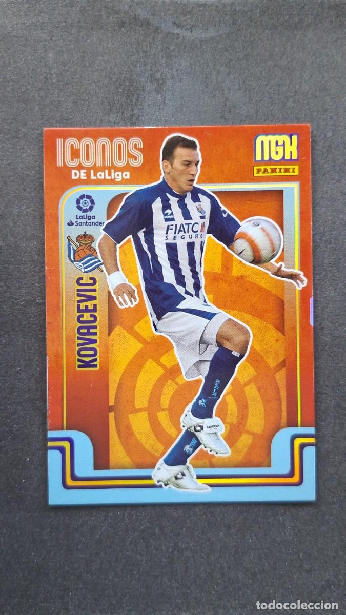 Cromos de f&uacute;tbol: L1 KOVACEVIC REAL SOCIEDAD ICONOS DE LA LIGA 422 PANINI MEGACRACKS 2021 2022 21 22
