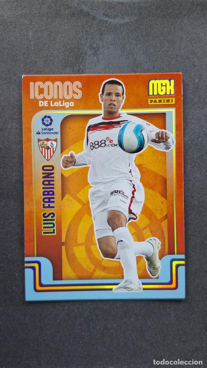 Cromos de f&uacute;tbol: L1 LUIS FABIANO SEVILLA F. C. ICONOS DE LA LIGA 424 PANINI MEGACRACKS 2021 2022 21 22