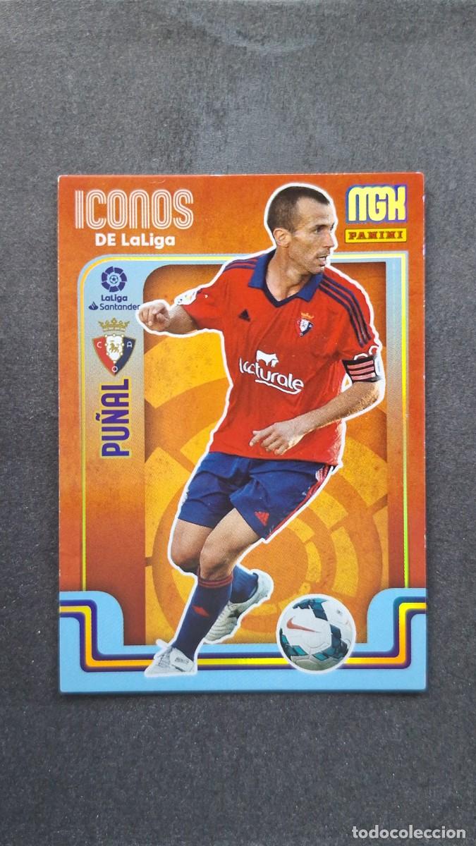 Cromos de f&uacute;tbol: L1 PU&Ntilde;AL C. A. OSASUNA ICONOS DE LA LIGA 428 PANINI MEGACRACKS 2021 2022 21 22