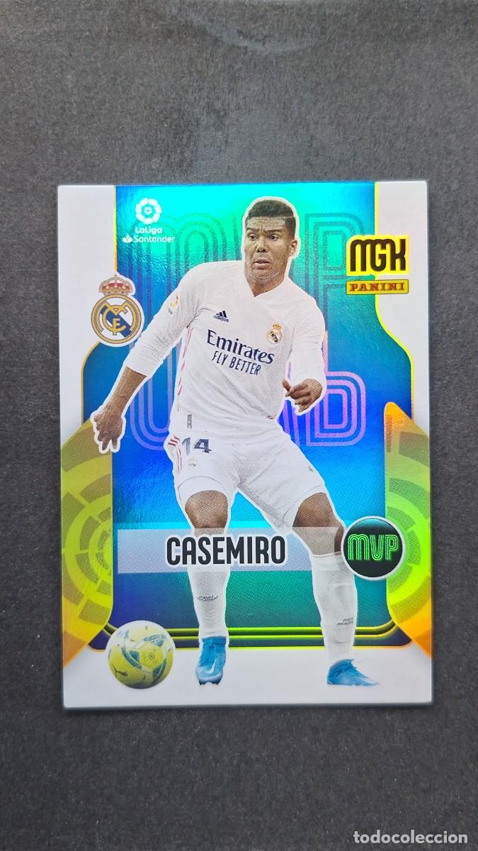 Cromos de f&uacute;tbol: L1 CASEMIRO REAL MADRID MVP 363 PANINI MEGACRACKS 2021 2022 21 22