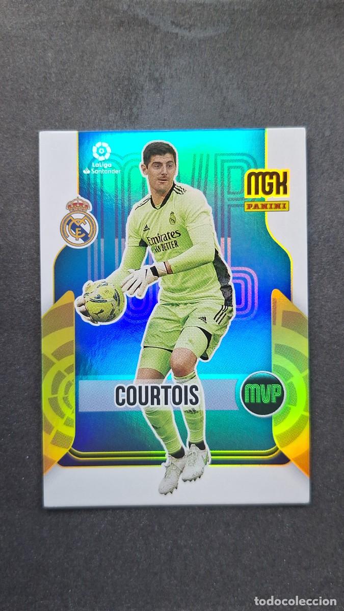 Cromos de f&uacute;tbol: L1 COURTOIS REAL MADRID MVP 364 PANINI MEGACRACKS 2021 2022 21 22