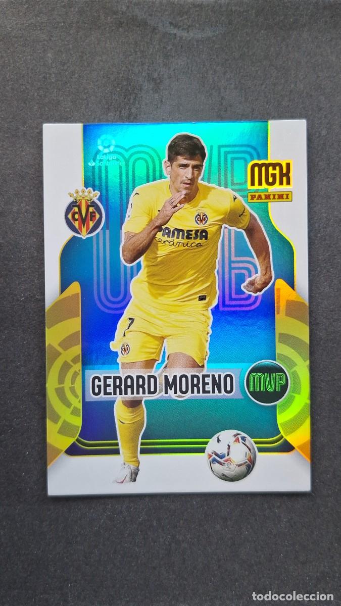 Cromos de f&uacute;tbol: L1 GERARD MORENO VILLARREAL C. F. MVP 367 PANINI MEGACRACKS 2021 2022 21 22