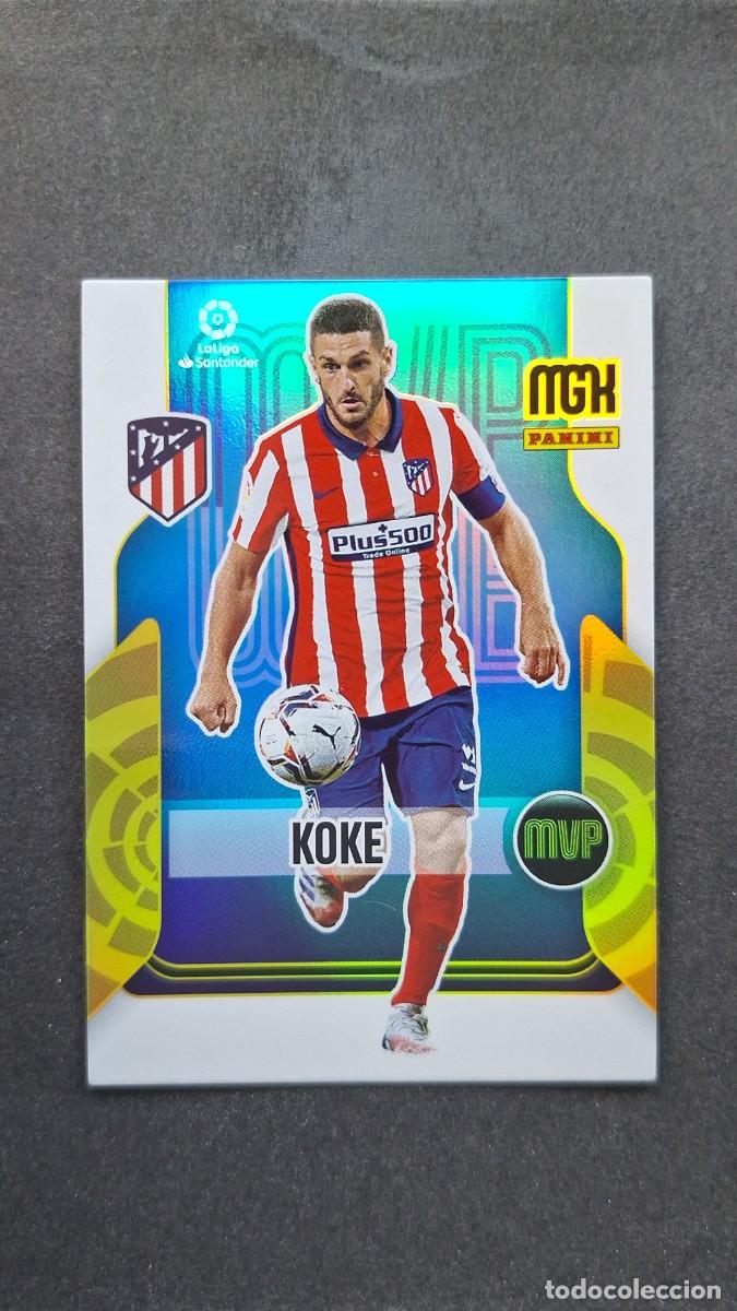 Cromos de f&uacute;tbol: L1 KOKE ATLETICO DE MADRID MVP 371 PANINI MEGACRACKS 2021 2022 21 22