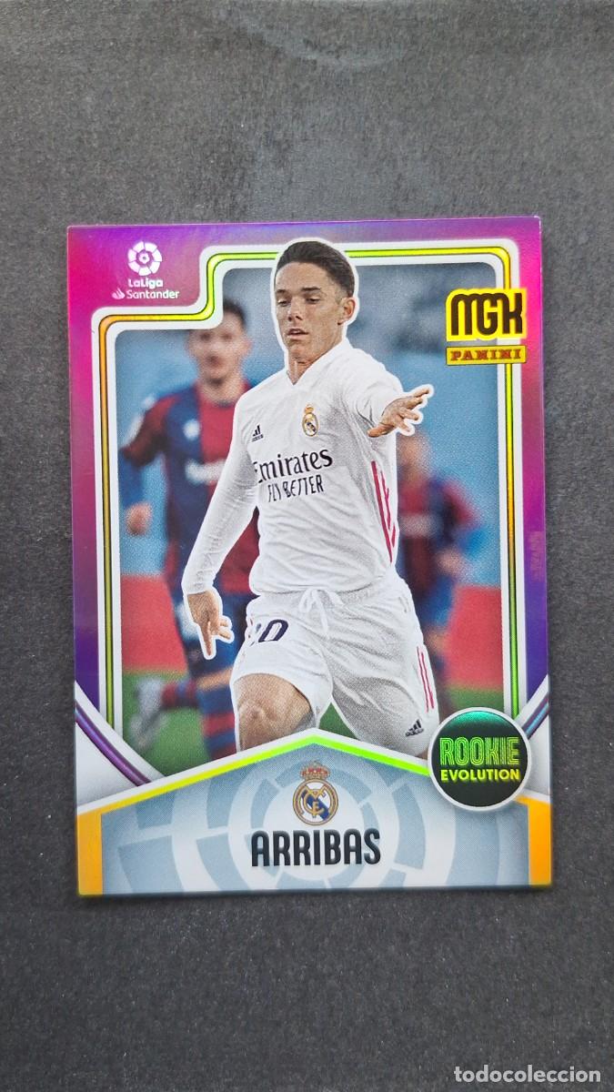 Cromos de f&uacute;tbol: L1 ARRIBAS REAL MADRID ROOKIE EVOLUTION 382 PANINI MEGACRACKS 2021 2022 21 22