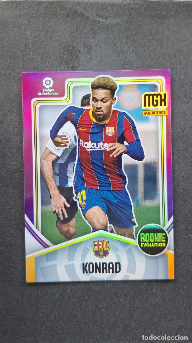 Cromos de f&uacute;tbol: L1 KONRAD F. C. BARCELONA ROOKIE EVOLUTION 393 PANINI MEGACRACKS 2021 2022 21 22