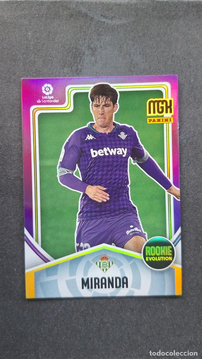 Cromos de f&uacute;tbol: L1 MIRANDA REAL BETIS BALOMPIE ROOKIE EVOLUTION 396 PANINI MEGACRACKS 2021 2022 21 22