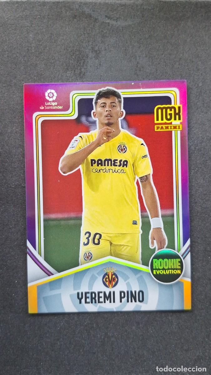 Cromos de f&uacute;tbol: L1 YEREMI PINO VILLARREAL C. F. ROOKIE EVOLUTION 404 PANINI MEGACRACKS 2021 2022 21 22