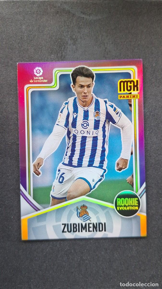 Cromos de f&uacute;tbol: L1 ZUBIMENDI REAL SOCIEDAD ROOKIE EVOLUTION 405 PANINI MEGACRACKS 2021 2022 21 22