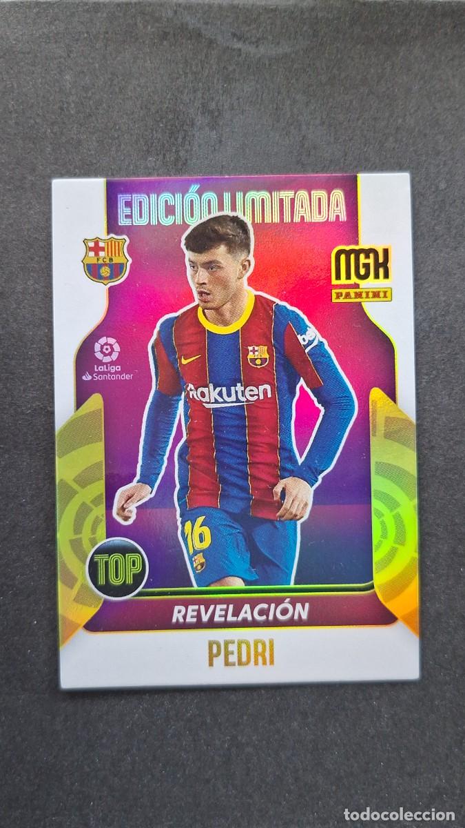 Cromos de f&uacute;tbol: L1 PEDRI F. C. BARCELONA TOP REVELACION EDICION LIMITADA PANINI MEGACRACKS 2021 2022 21 22