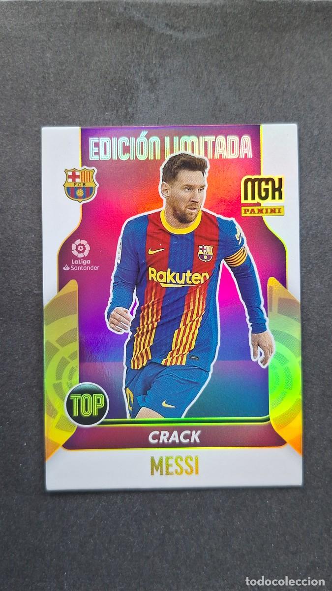 Cromos de f&uacute;tbol: L1 MESSI F. C. BARCELONA TOP CRACK EDICION LIMITADA PANINI MEGACRACKS 2021 2022 21 22