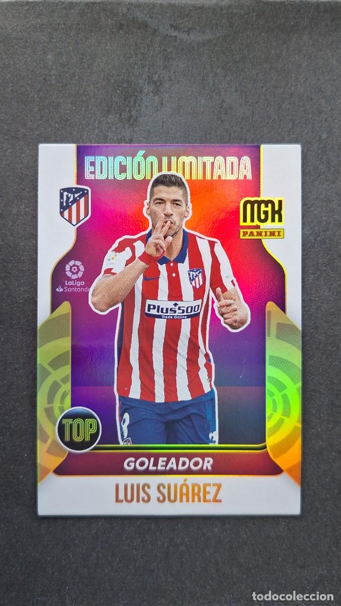 Cromos de f&uacute;tbol: L1 LUIS SUAREZ ATLETICO DE MADRID TOP GOLEADOR EDICION LIMITADA PANINI MEGACRACKS 2021 2022 21 22