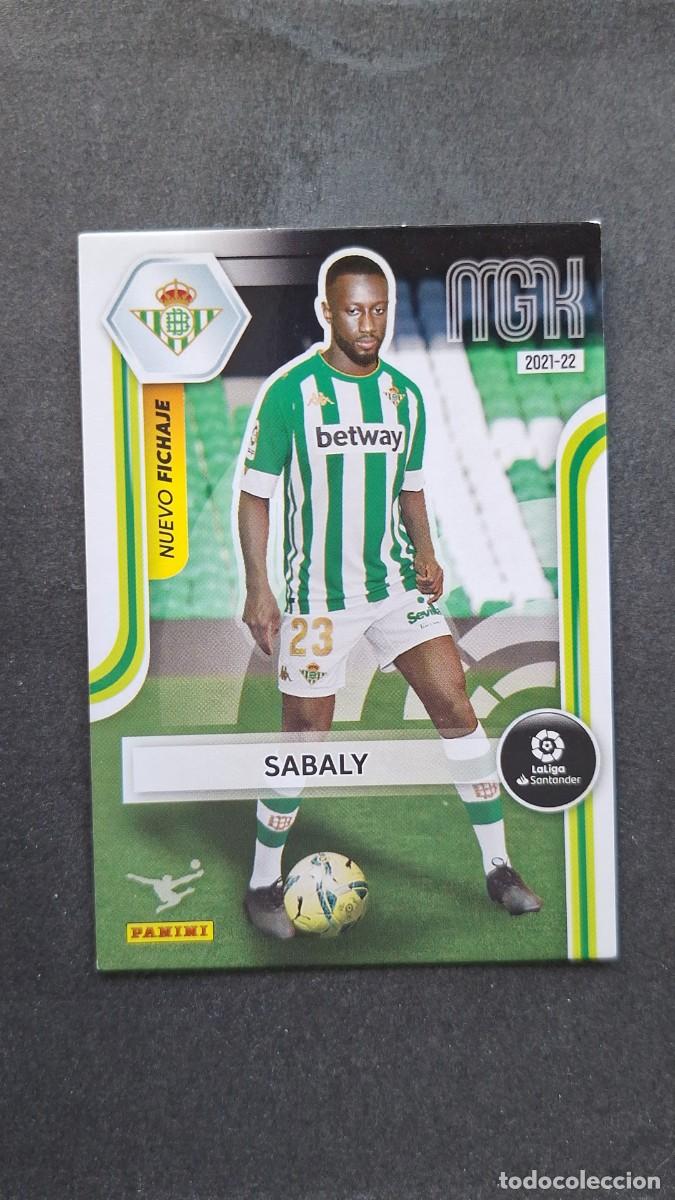 Cromos de f&uacute;tbol: L1 SABALY REAL BETIS BALOMPIE NUEVO FICHAJE 434 PANINI MEGACRACKS 2021 2022 21 22