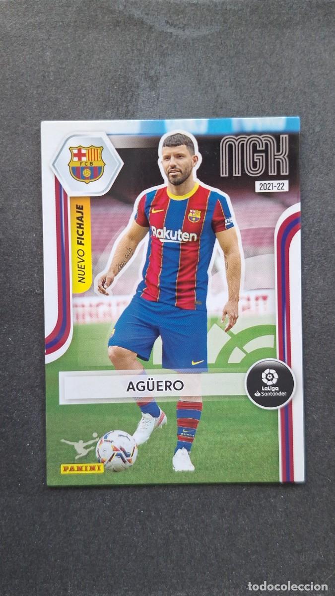 Cromos de f&uacute;tbol: L1 AG&Uuml;ERO F. C. BARCELONA NUEVO FICHAJE 435 PANINI MEGACRACKS 2021 2022 21 22