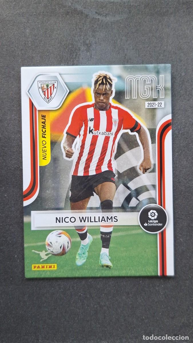 Cromos de f&uacute;tbol: L1 NICO WILLIAMS ATHLETIC CLUB DE BILBAO NUEVO FICHAJE 437 PANINI MEGACRACKS 2021 2022 21 22
