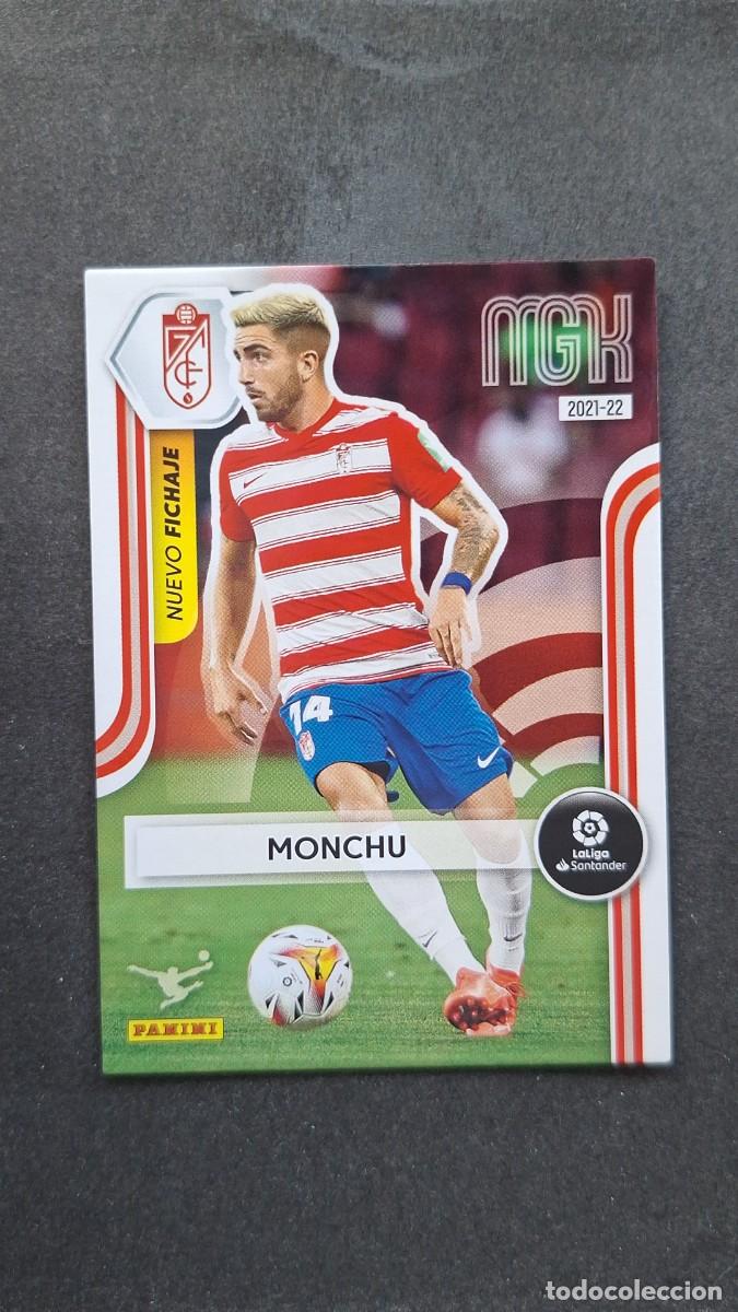 Cromos de f&uacute;tbol: L1 MONCHU GRANADA C. F. NUEVO FICHAJE 439 PANINI MEGACRACKS 2021 2022 21 22