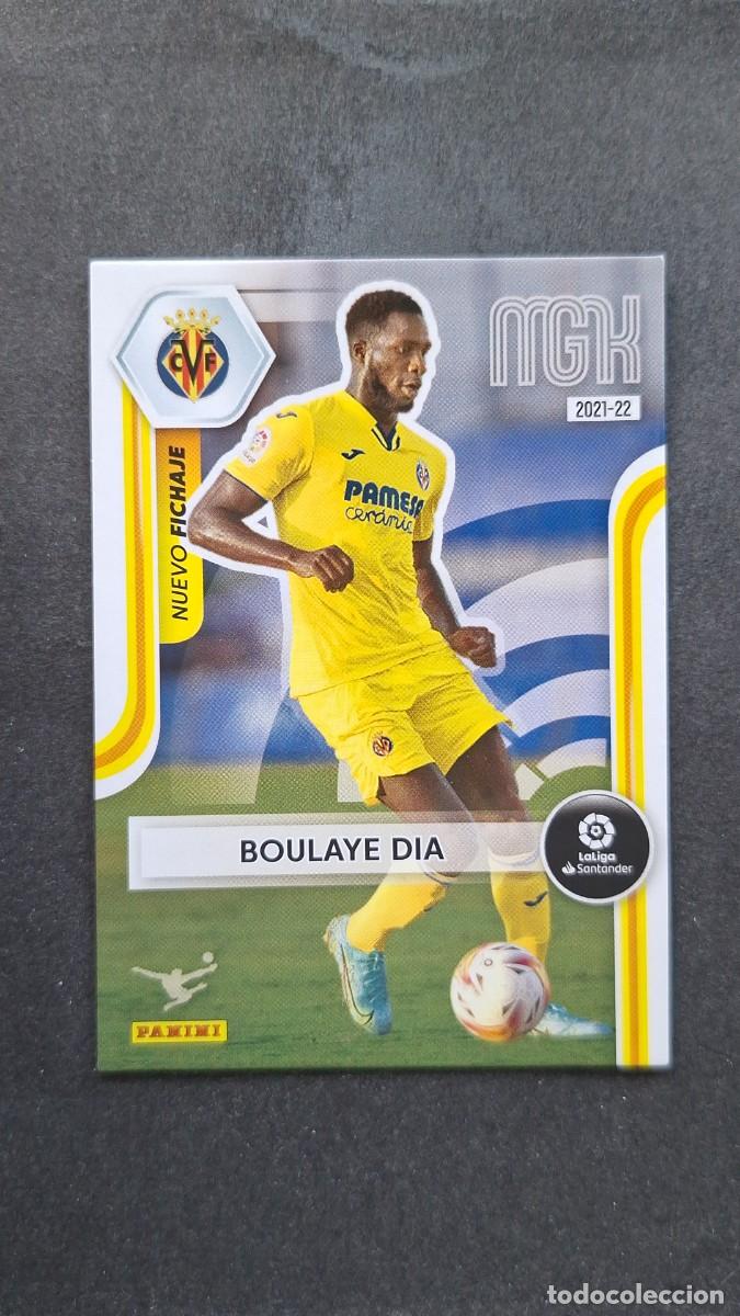 Cromos de f&uacute;tbol: L1 BOULAYE DIA VILLARREAL C. F. NUEVO FICHAJE 441 PANINI MEGACRACKS 2021 2022 21 22