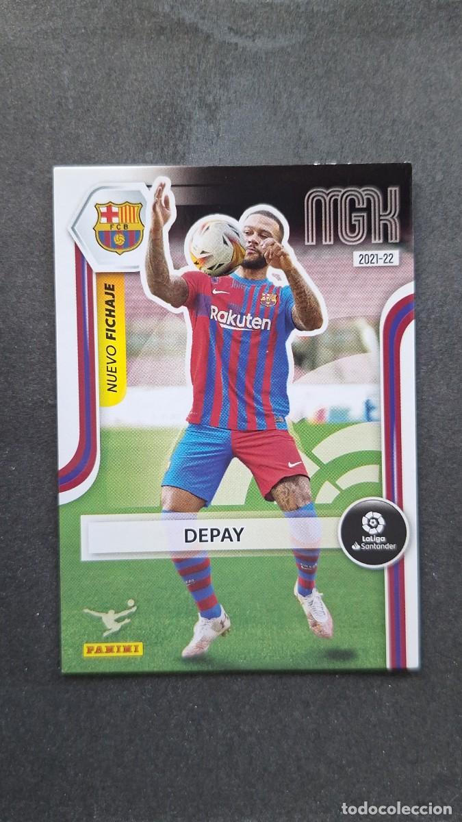Cromos de f&uacute;tbol: L1 DEPAY F. C. BARCELONA NUEVO FICHAJE 442 PANINI MEGACRACKS 2021 2022 21 22