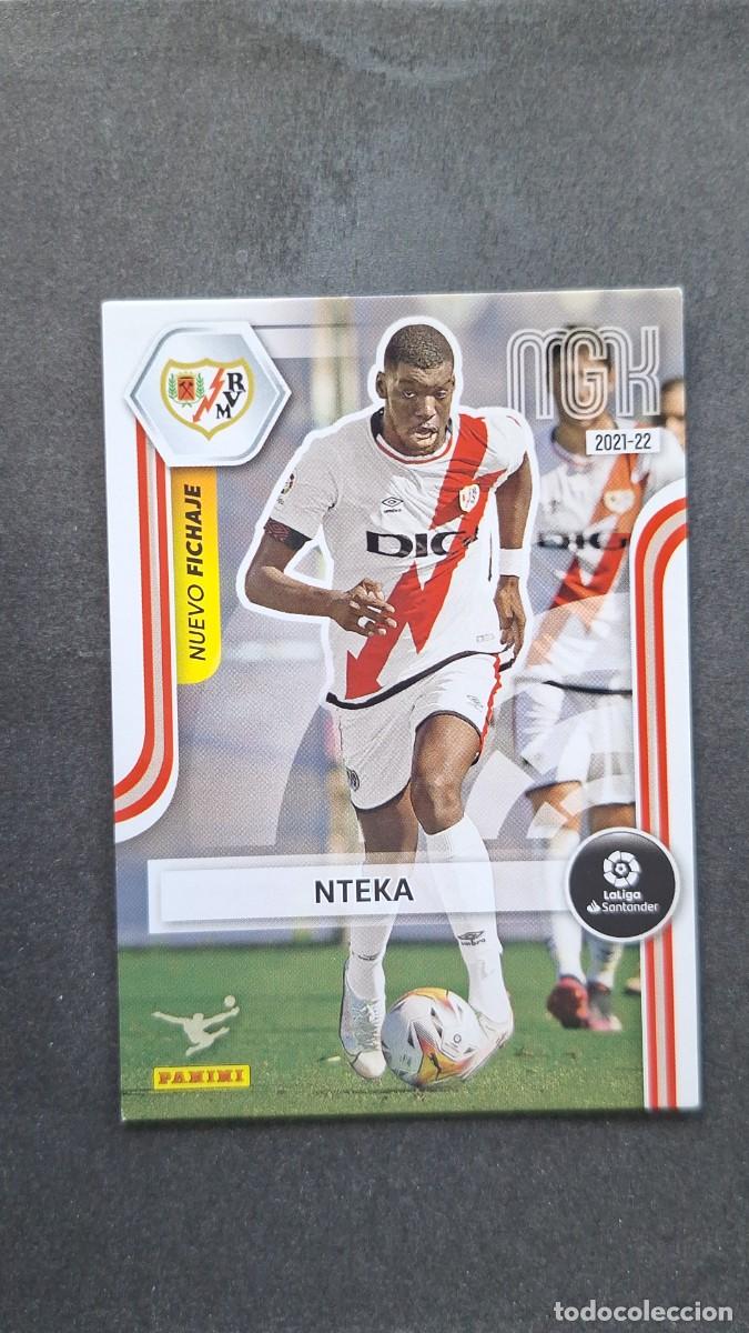 Cromos de f&uacute;tbol: L1 NTEKA RAYO VALLECANO NUEVO FICHAJE 443 PANINI MEGACRACKS 2021 2022 21 22