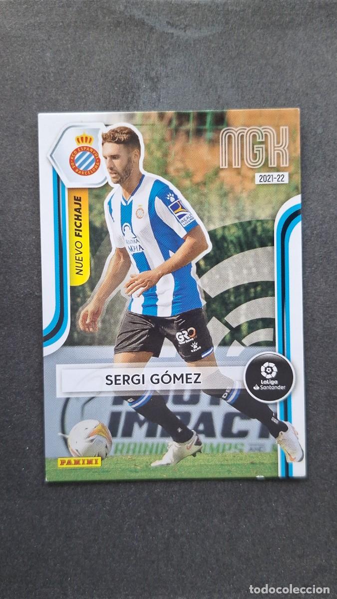 Cromos de f&uacute;tbol: L1 SERGI GOMEZ R. C. D. ESPA&Ntilde;OL NUEVO FICHAJE 445 PANINI MEGACRACKS 2021 2022 21 22