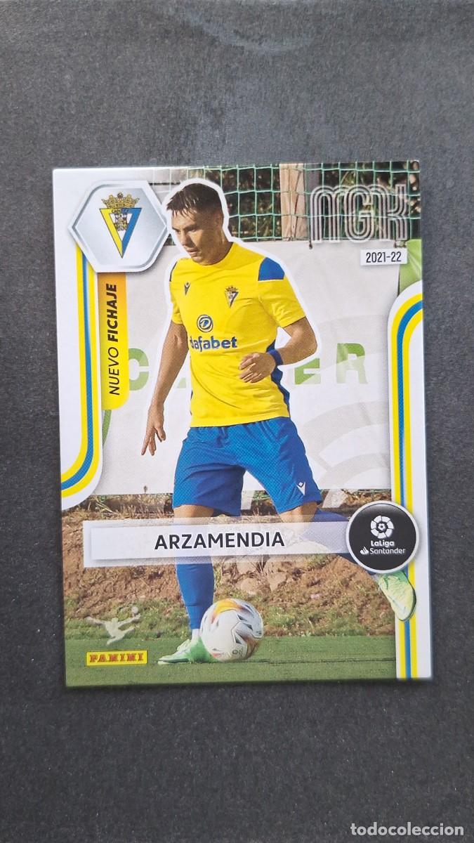 Cromos de f&uacute;tbol: L1 ARZAMENDIA CADIZ C. F. NUEVO FICHAJE 446 PANINI MEGACRACKS 2021 2022 21 22