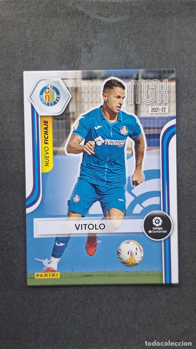Cromos de f&uacute;tbol: L1 VITOLO GETAFE C. F. NUEVO FICHAJE 447 PANINI MEGACRACKS 2021 2022 21 22