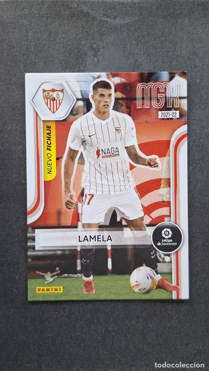 Cromos de f&uacute;tbol: L1 LAMELA SEVILLA F. C. NUEVO FICHAJE 448 PANINI MEGACRACKS 2021 2022 21 22