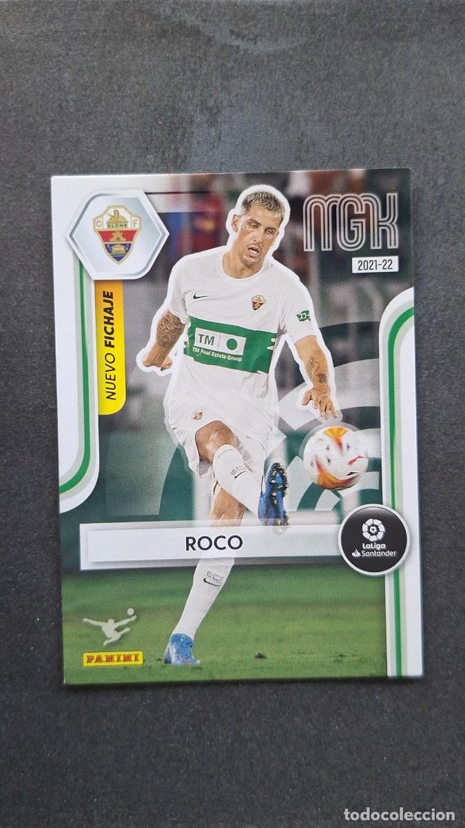 Cromos de f&uacute;tbol: L1 ROCO ELCHE C. F. NUEVO FICHAJE 451 PANINI MEGACRACKS 2021 2022 21 22