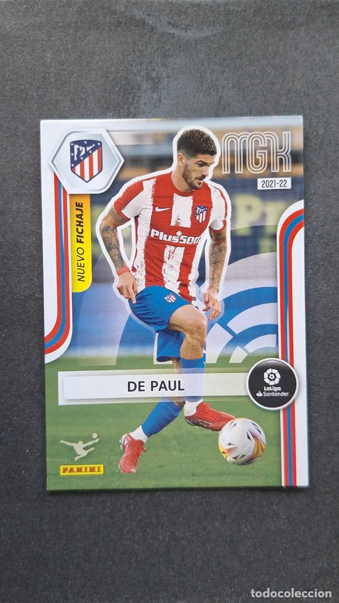 Cromos de f&uacute;tbol: L1 DE PAUL ATLETICO DE MADRID NUEVO FICHAJE 457 PANINI MEGACRACKS 2021 2022 21 22