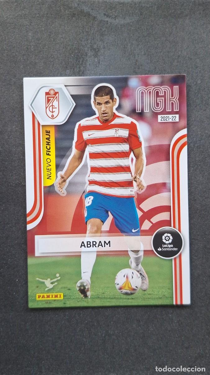 Cromos de f&uacute;tbol: L1 ABRAM GRANADA C. F. NUEVO FICHAJE 461 PANINI MEGACRACKS 2021 2022 21 22