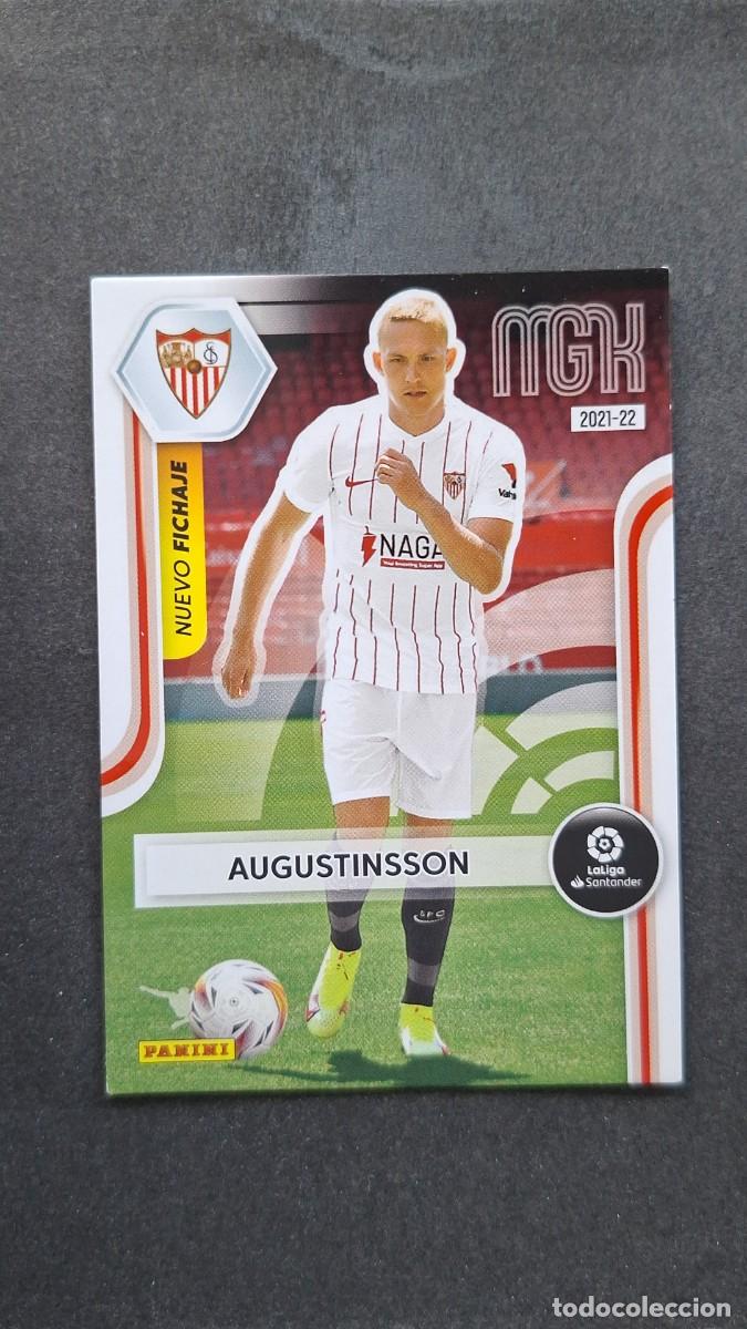Cromos de f&uacute;tbol: L1 AUGUSTINSSON SEVILLA C. F. NUEVO FICHAJE 463 PANINI MEGACRACKS 2021 2022 21 22