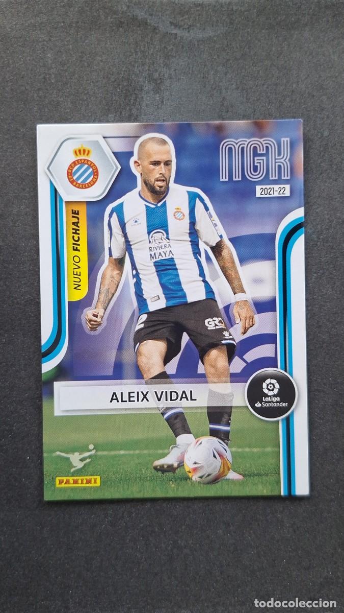 Cromos de f&uacute;tbol: L1 ALEIX VIDAL R. C. D. ESPA&Ntilde;OL NUEVO FICHAJE 467 PANINI MEGACRACKS 2021 2022 21 22